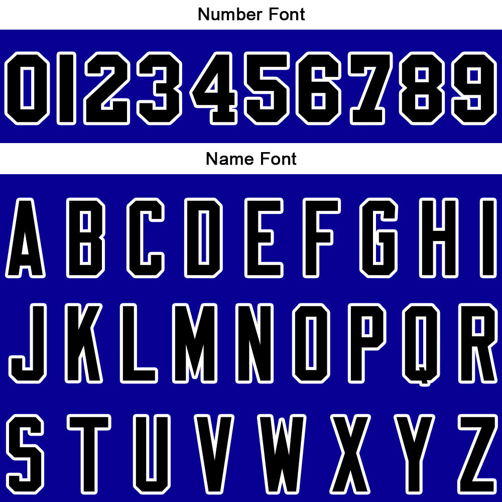 Custom Sweatshirt Hoodie For Men Women Girl Boy Print Your Logo Name Number Royal-White