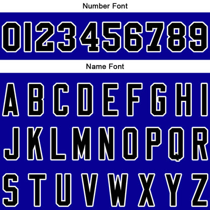 Custom Sweatshirt Hoodie For Men Women Girl Boy Print Your Logo Name Number Royal-White
