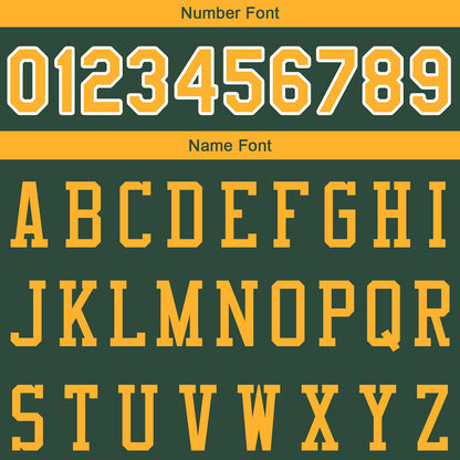 custom authentic pullover sweatshirt hoodie green-yellow-white