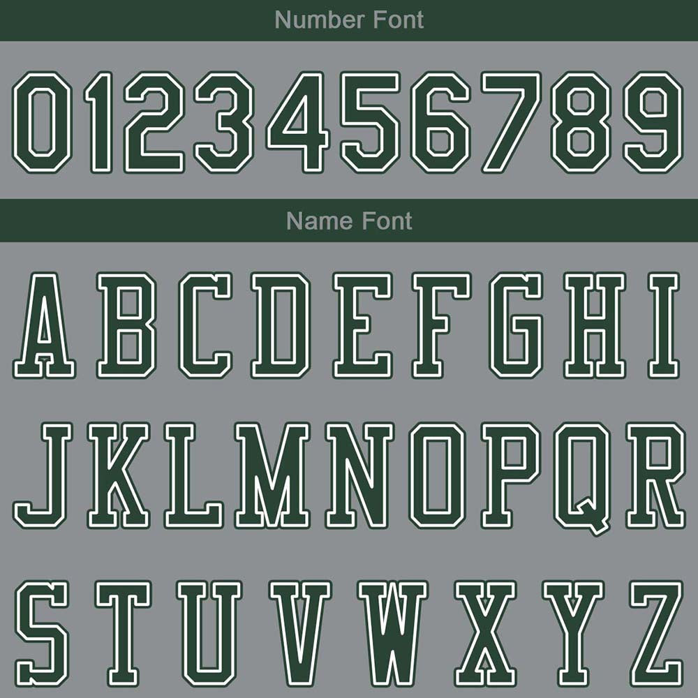 custom authentic pullover sweatshirt hoodie gray-green-white