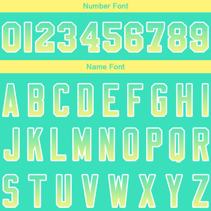 Custom Sweatshirt Hoodie For Men Women Girl Boy Print Your Logo Name Number Green-Yellow-White