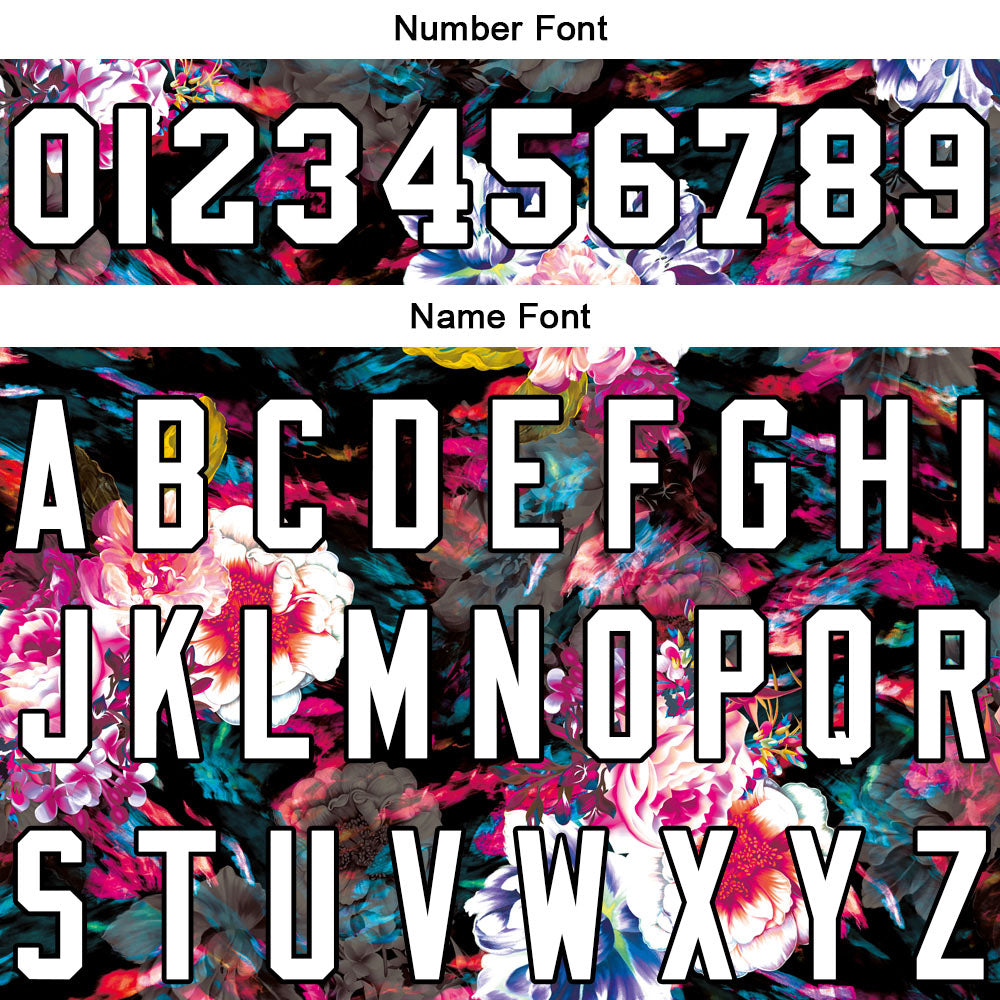Custom Long Sleeve Windbreaker Jackets Uniform Printed Your Logo Name Number Flower