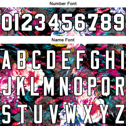 Custom Long Sleeve Windbreaker Jackets Uniform Printed Your Logo Name Number Flower