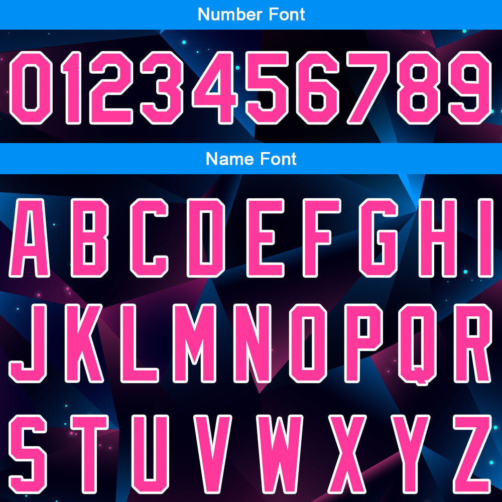 Custom Full Print Design Baseball Jersey Gradient Triangle