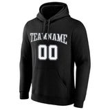 custom authentic pullover sweatshirt hoodie black-white-gray