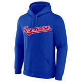 custom authentic pullover sweatshirt hoodie blue-red-white