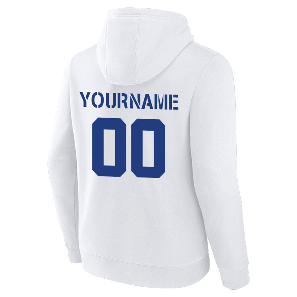 custom authentic pullover sweatshirt hoodie white-royal