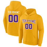custom authentic pullover sweatshirt hoodie yellow-purple-white default title