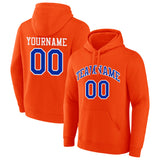 custom authentic pullover sweatshirt hoodie orange-blue-white default title