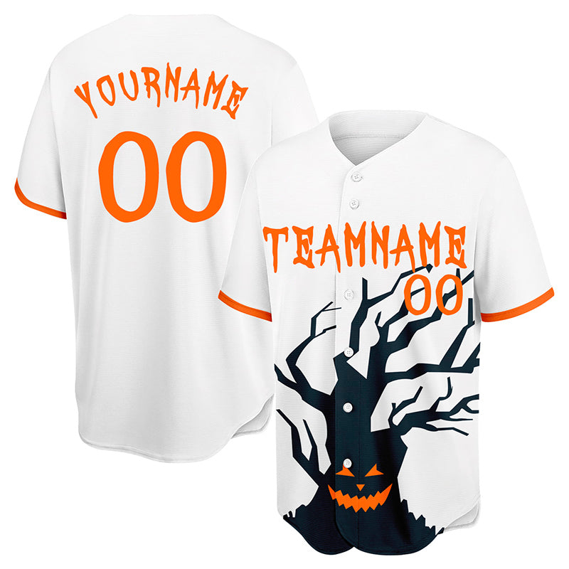 custom full print design authentic halloween baseball jersey default title