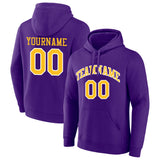 custom authentic pullover sweatshirt hoodie purple-yellow-white default title
