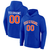 custom authentic pullover sweatshirt hoodie blue-orange-white default title