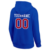 custom authentic pullover sweatshirt hoodie blue-red-white